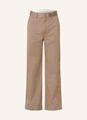 Calvin Klein Jeans Chinosy Baggy Relaxed Fit braun