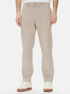 Calvin Klein Jeans Chinosy LV040EM628 Beżowy Slim Fit