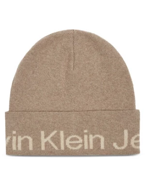 Calvin Klein Jeans Czapka Logo Beanie K60K611271 Szary