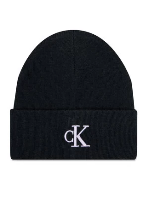 Calvin Klein Jeans Czapka Monogram Embro Beanie K60K612319 Czarny