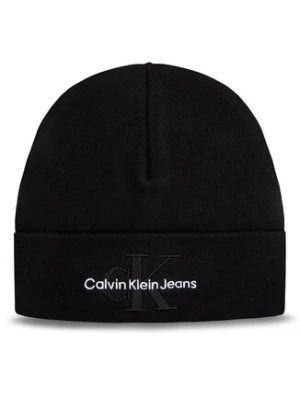 Calvin Klein Jeans Czapka Monologo Embro Beanie K60K611254 Czarny