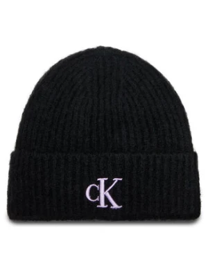 Calvin Klein Jeans Czapka Thick Embroidery Beanie K60K612321 Czarny