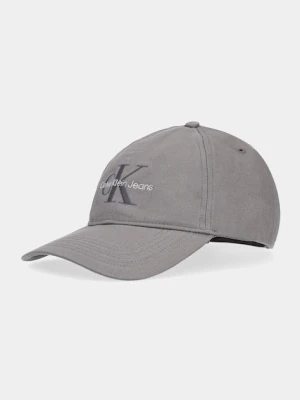 Calvin Klein Jeans czapka z daszkiem bawełniana kolor szary z aplikacją LV04G5004G
