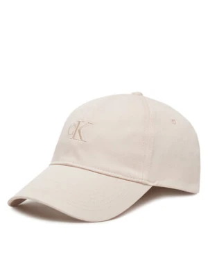 Calvin Klein Jeans Czapka z daszkiem Embroidered Monogram Cap LV04K5024G Różowy