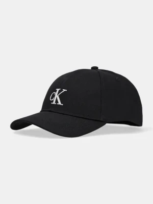 Calvin Klein Jeans czapka z daszkiem kolor czarny z aplikacją K50K512147