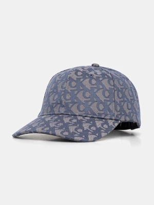 Calvin Klein Jeans czapka z daszkiem kolor szary wzorzysta LV04G5066G