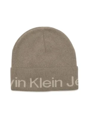 Calvin Klein Jeans Czapka | z dodatkiem wełny i kaszmiru