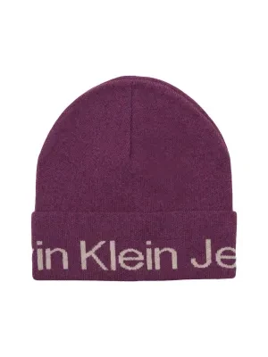 Calvin Klein Jeans Czapka | z dodatkiem wełny i kaszmiru