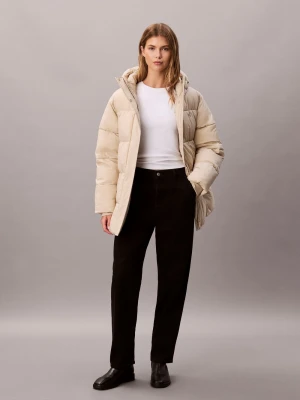 Calvin Klein Jeans Damska kurtka funkcjonalna Kobiety beżowy jednolity,