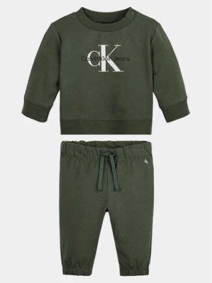 Calvin Klein Jeans Dres IN0IN00017 Zielony Regular Fit