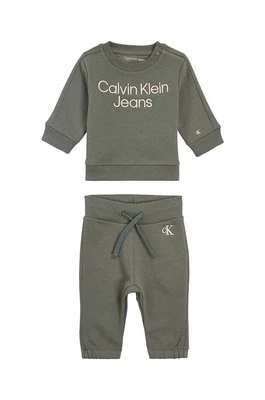 Calvin Klein Jeans dres niemowlęcy kolor zielony