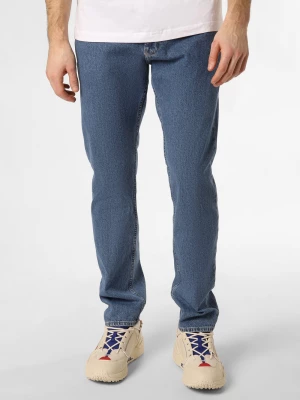 Calvin Klein Jeans Dżinsy - Authentic Straight Mężczyźni Bawełna niebieski jednolity,