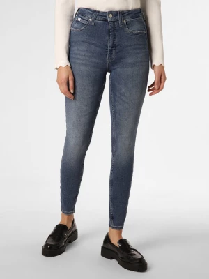 Calvin Klein Jeans Dżinsy Kobiety Bawełna niebieski jednolity,