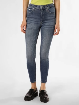 Calvin Klein Jeans Dżinsy Kobiety Bawełna niebieski jednolity,