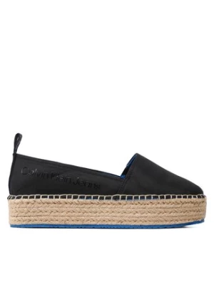 Calvin Klein Jeans Espadryle Flatform Espadrille Soft Ny YW0YW00989 Czarny