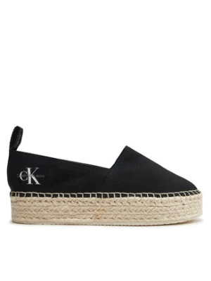 Calvin Klein Jeans Espadryle Platform Espadrille Ml Btw YW0YW01378 Czarny