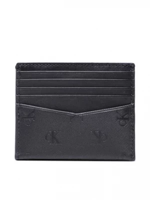 Calvin Klein Jeans Etui na karty kredytowe Monogram Soft Cardcase 10Cc Aop K50K510434 Czarny