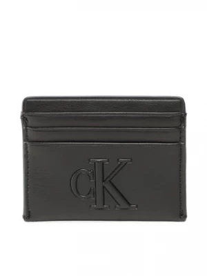 Calvin Klein Jeans Etui na karty kredytowe Sculpted Cardholder 6Cc Pipping K60K610349 Czarny