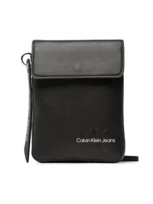 Calvin Klein Jeans Etui na telefon Sculpted N/S Phone Xbody Tag K60K610608 Czarny