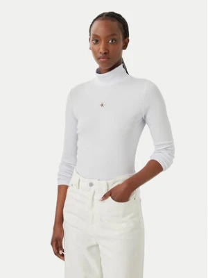 Calvin Klein Jeans Golf LV047D203G Fioletowy jasny Slim Fit