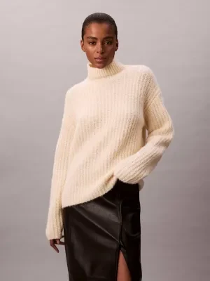 Calvin Klein Jeans Golf | Relaxed fit | z dodatkiem wełny