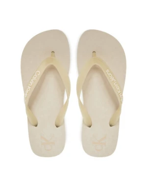 Calvin Klein Jeans Japonki Beach Sandal Flatform Tpu YW0YW01830 Écru