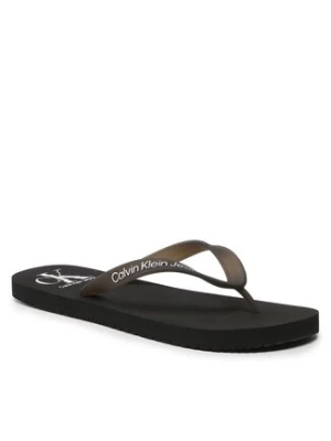 Calvin Klein Jeans Japonki Beach Sandal Logo YM0YM00656 Czarny