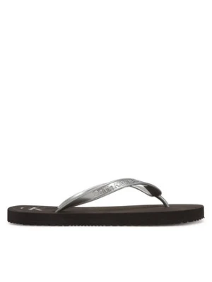 Calvin Klein Jeans Japonki Beach Sandal Monologo Tpu YW0YW01719 Srebrny