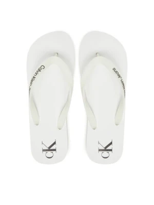 Calvin Klein Jeans Japonki Beach Sandal Transparent Tpu YM0YM01267 Biały