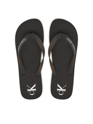 Calvin Klein Jeans Japonki Beach Sandal Transparent Tpu YM0YM01267 Czarny