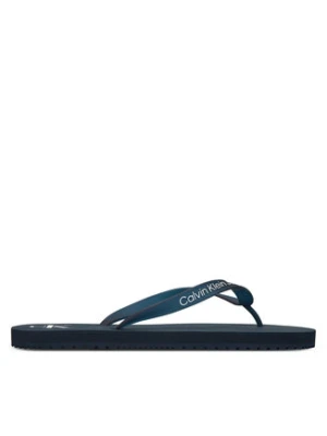 Calvin Klein Jeans Japonki Beach Sandal Transparent Tpu YM0YM01267 Granatowy