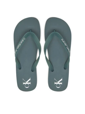 Calvin Klein Jeans Japonki Beach Sandal Transparent Tpu YM0YM01267 Turkusowy