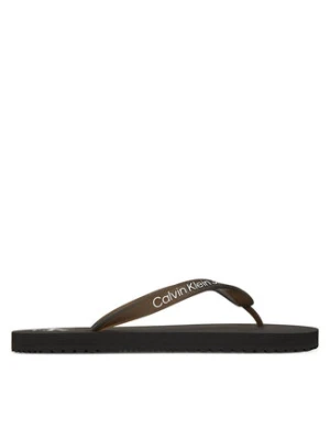Calvin Klein Jeans Japonki Beach Sandal Transparent Tpu YW0YW01829 Czarny