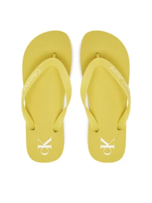 Calvin Klein Jeans Japonki Beach Sandal Transparent Tpu YW0YW01829 Żółty