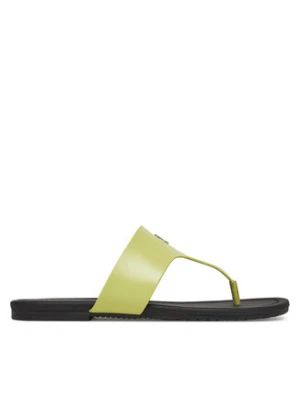 Calvin Klein Jeans Japonki Flat Sandal Toepost Mg YW0YW01691 Zielony