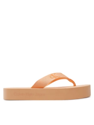 Calvin Klein Jeans Japonki Flatform Flipflop Jelly YW0YW01398 Różowy