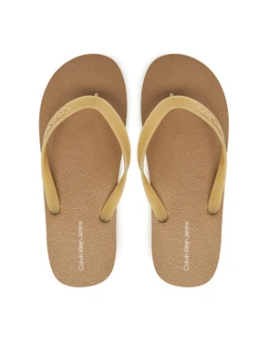 Calvin Klein Jeans Japonki Thong+ Tpu YM0YM01265 Beżowy