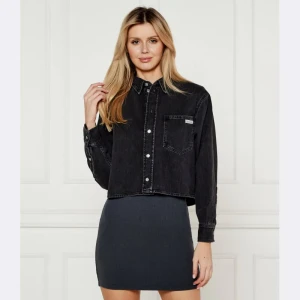 Calvin Klein Jeans Jeansowa koszula | Cropped Fit