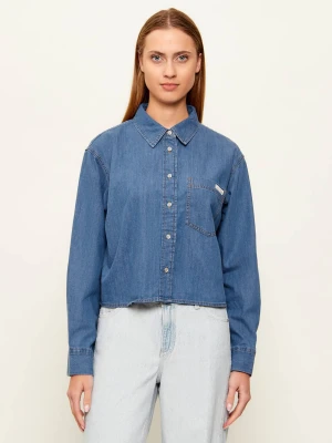 Calvin Klein Jeans Jeansowa koszula NEW DAD | Cropped Fit