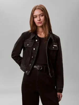 Calvin Klein Jeans Jeansowa kurtka 90S | Cropped Fit