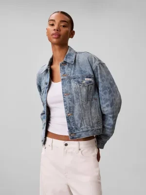 Calvin Klein Jeans Jeansowa kurtka 90s TRUCKER | Regular Fit