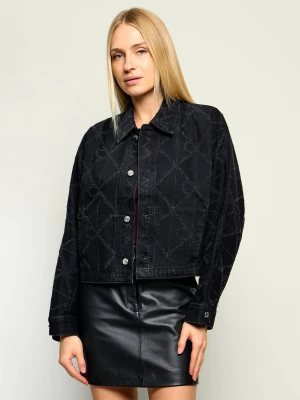 Calvin Klein Jeans Jeansowa kurtka Doleman | Relaxed fit czarny