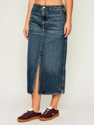 Calvin Klein Jeans Jeansowa spódnica | high rise