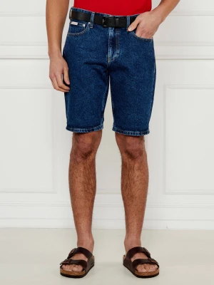 Calvin Klein Jeans Jeansowe szorty | Regular Fit granatowy