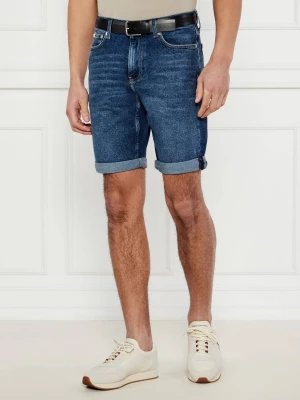Zdjęcie produktu Calvin Klein Jeans Jeansowe szorty | Slim Fit granatowy