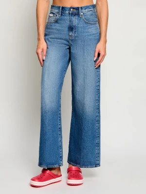 Calvin Klein Jeans Jeansy Aged Sapphire | Relaxed fit niebieski