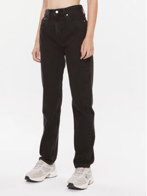 Calvin Klein Jeans Jeansy Authentic J20J221759 Czarny Straight Fit