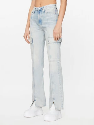Calvin Klein Jeans Jeansy Authentic J20J221829 Niebieski Bootcut Fit