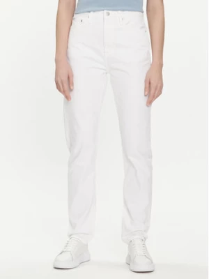 Calvin Klein Jeans Jeansy Authentic J20J222741 Biały Slim Fit