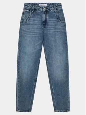 Calvin Klein Jeans Jeansy Barrel IG0IG02275 Niebieski Straight Fit